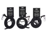 Active Canis Leather Leash (pcp hook), 1,2x180 cm Black - Billede 2